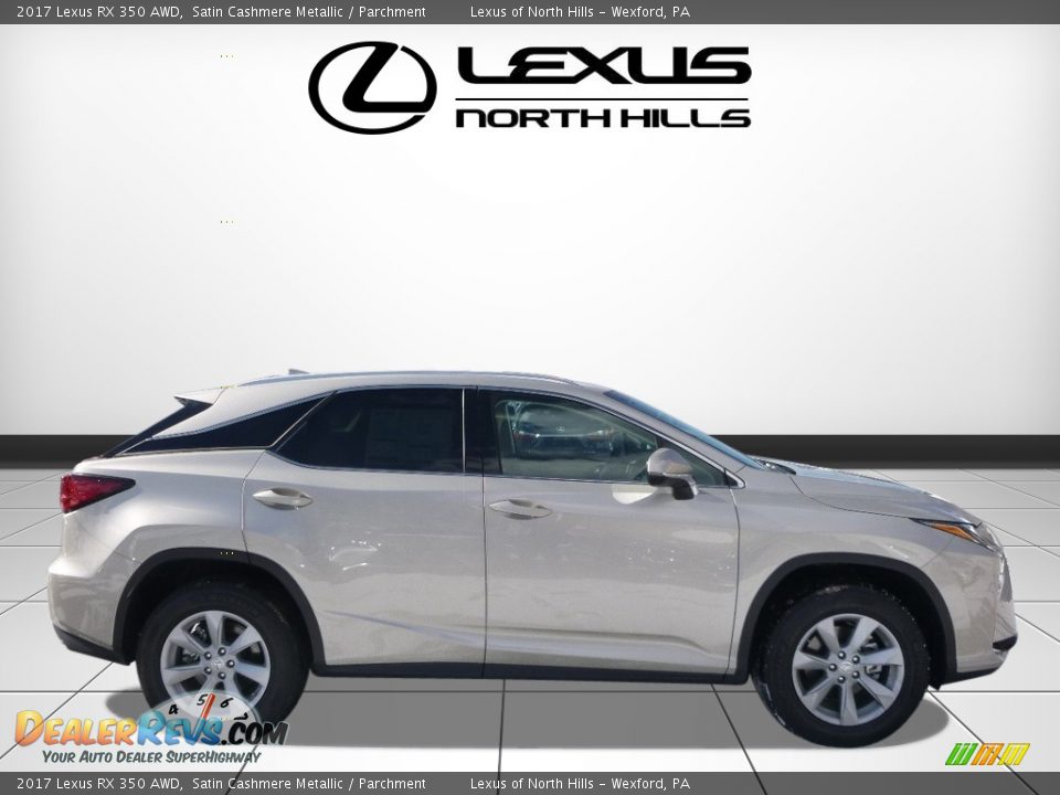 2017 Lexus RX 350 AWD Satin Cashmere Metallic / Parchment Photo #2