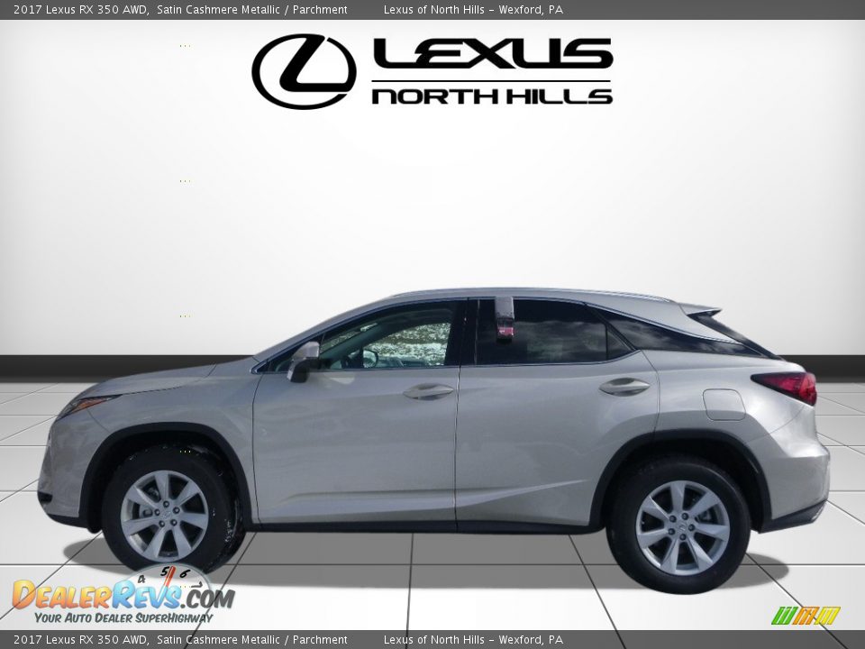 2017 Lexus RX 350 AWD Satin Cashmere Metallic / Parchment Photo #3