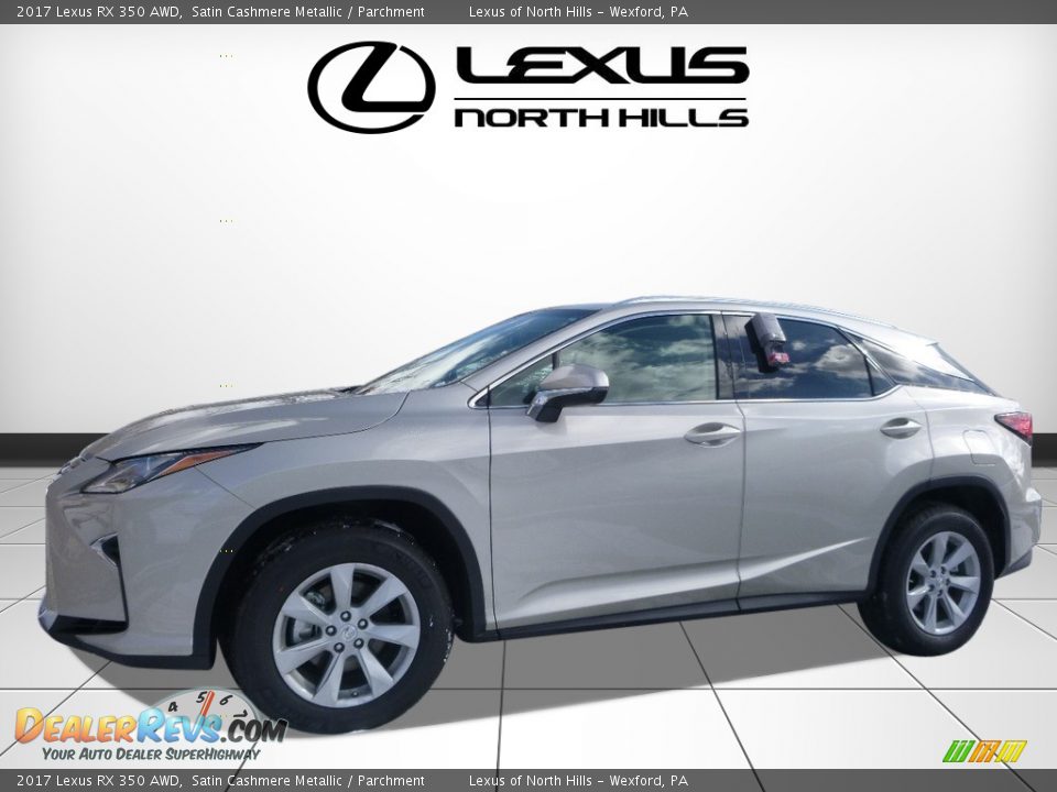 2017 Lexus RX 350 AWD Satin Cashmere Metallic / Parchment Photo #4