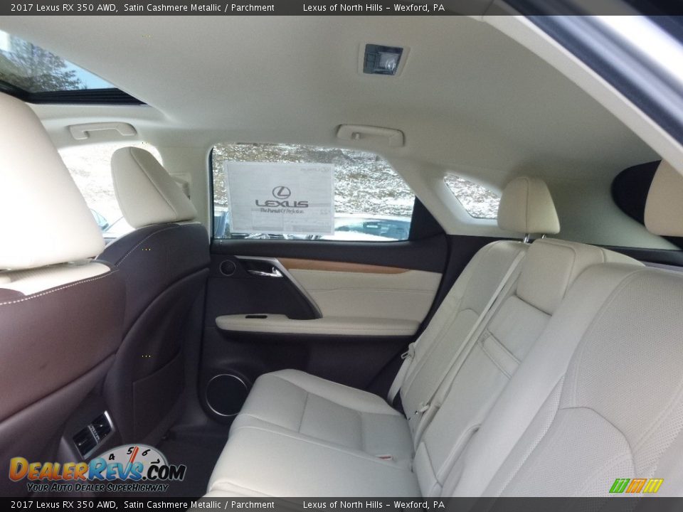 2017 Lexus RX 350 AWD Satin Cashmere Metallic / Parchment Photo #8