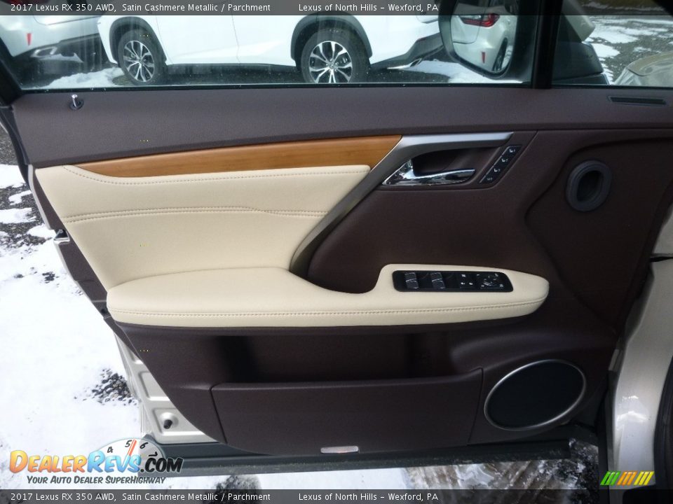 2017 Lexus RX 350 AWD Satin Cashmere Metallic / Parchment Photo #10