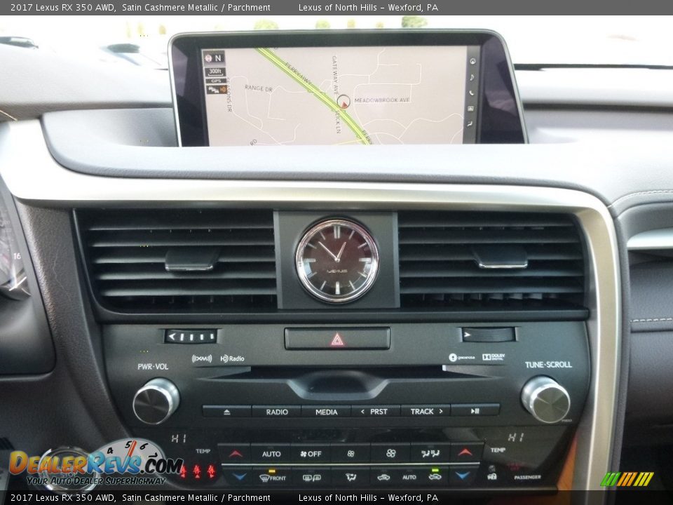 2017 Lexus RX 350 AWD Satin Cashmere Metallic / Parchment Photo #13
