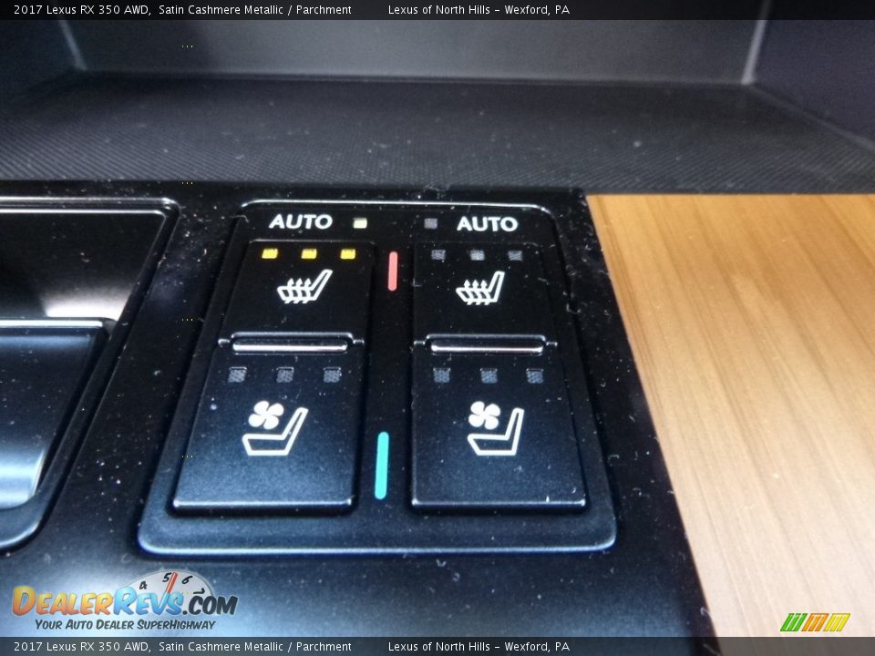 2017 Lexus RX 350 AWD Satin Cashmere Metallic / Parchment Photo #14