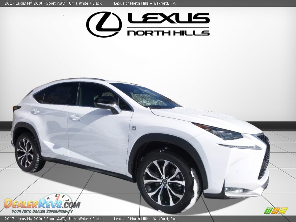 2017 Lexus NX 200t F Sport AWD Ultra White / Black Photo #1