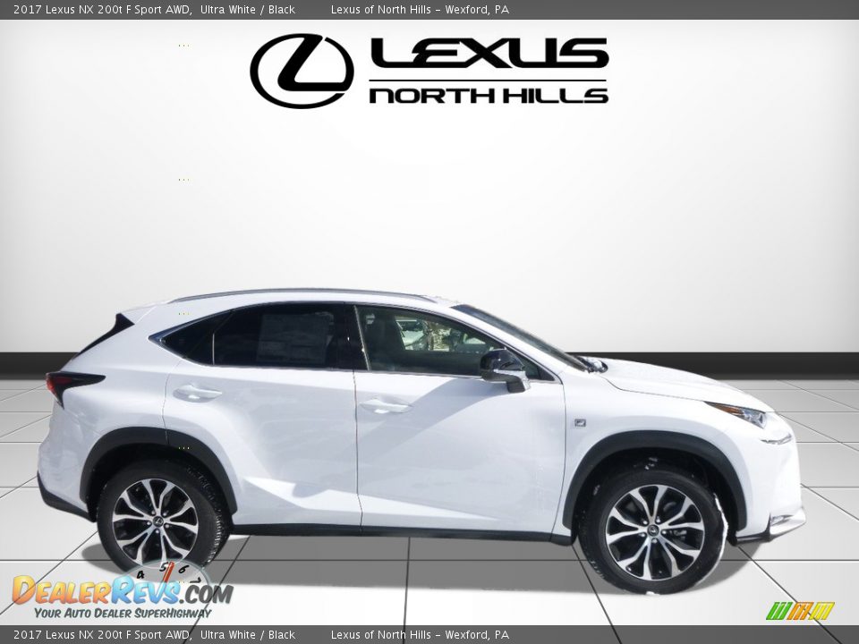 2017 Lexus NX 200t F Sport AWD Ultra White / Black Photo #2