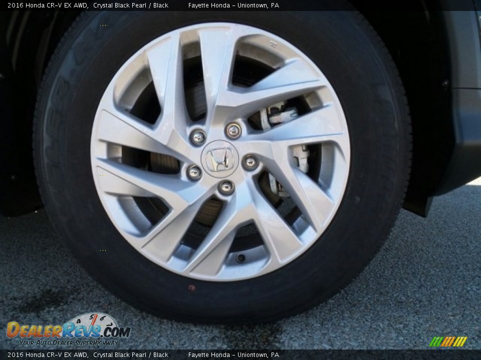 2016 Honda CR-V EX AWD Crystal Black Pearl / Black Photo #3
