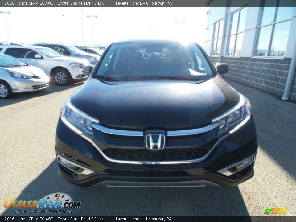 2016 Honda CR-V EX AWD Crystal Black Pearl / Black Photo #4