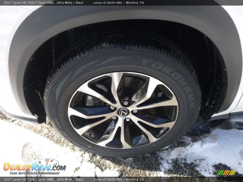 2017 Lexus NX 200t F Sport AWD Ultra White / Black Photo #5