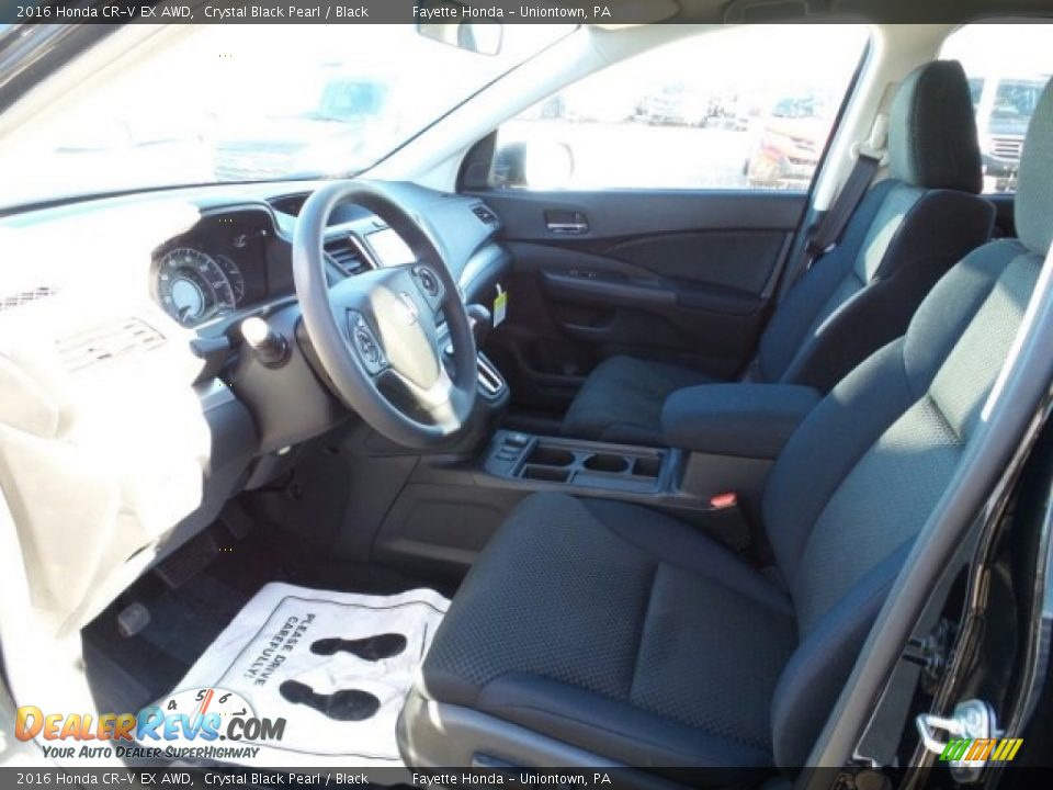 2016 Honda CR-V EX AWD Crystal Black Pearl / Black Photo #8