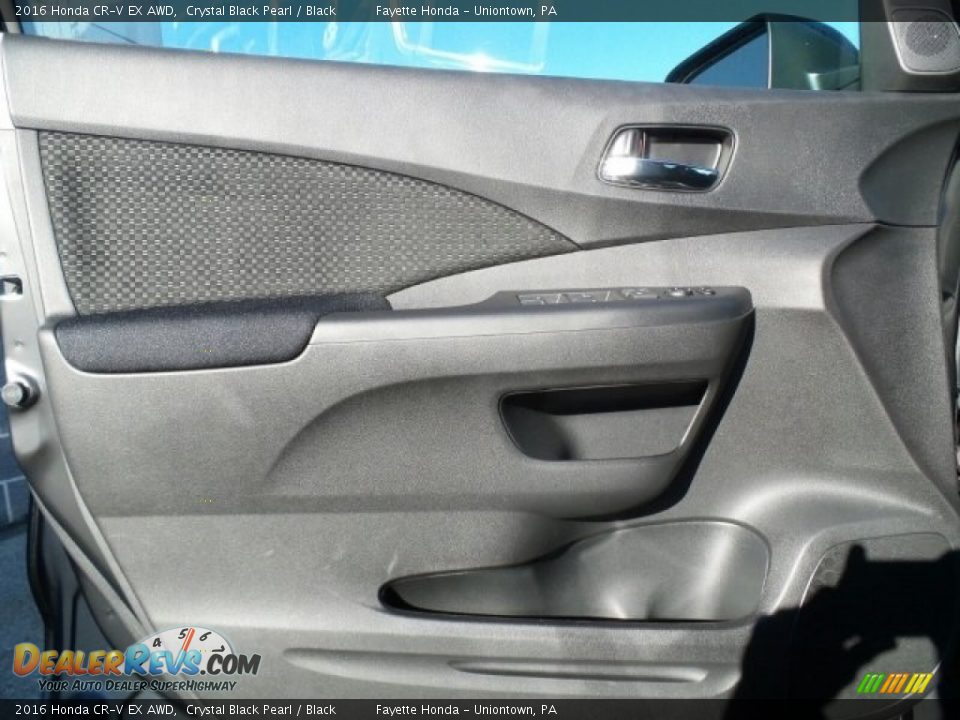 2016 Honda CR-V EX AWD Crystal Black Pearl / Black Photo #12
