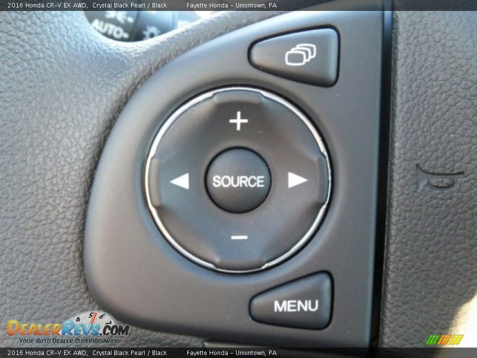 2016 Honda CR-V EX AWD Crystal Black Pearl / Black Photo #17