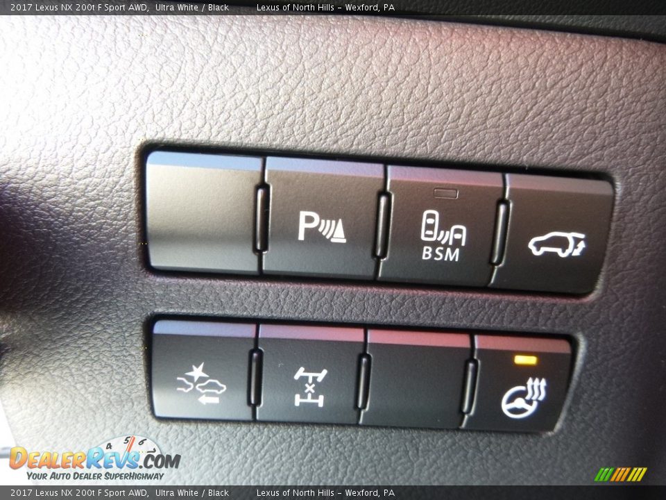 2017 Lexus NX 200t F Sport AWD Ultra White / Black Photo #14