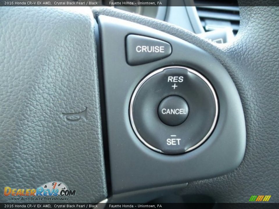 2016 Honda CR-V EX AWD Crystal Black Pearl / Black Photo #19