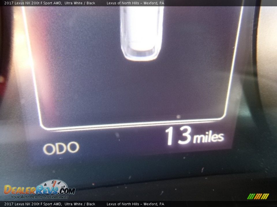 2017 Lexus NX 200t F Sport AWD Ultra White / Black Photo #15