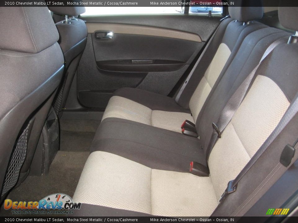 2010 Chevrolet Malibu LT Sedan Mocha Steel Metallic / Cocoa/Cashmere Photo #10