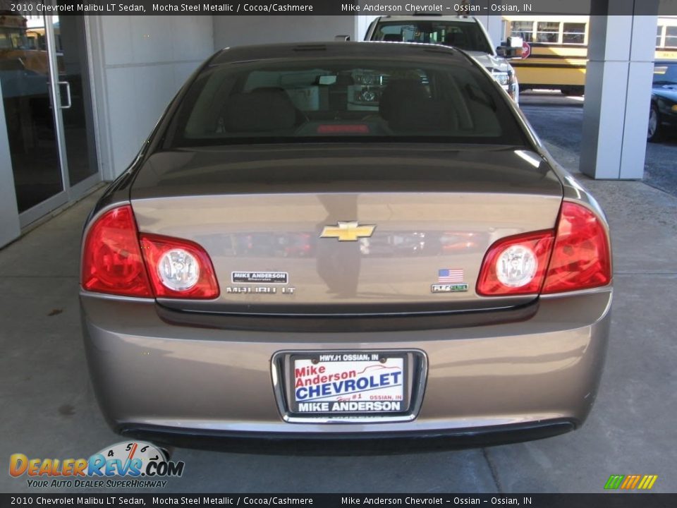 2010 Chevrolet Malibu LT Sedan Mocha Steel Metallic / Cocoa/Cashmere Photo #13