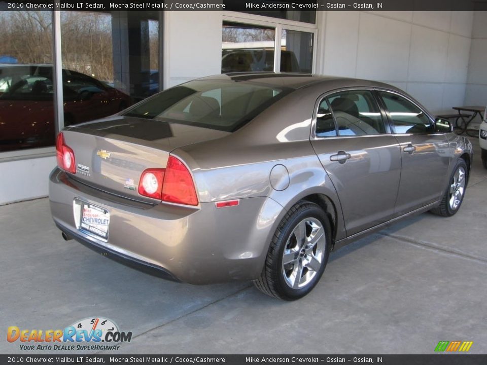 2010 Chevrolet Malibu LT Sedan Mocha Steel Metallic / Cocoa/Cashmere Photo #14