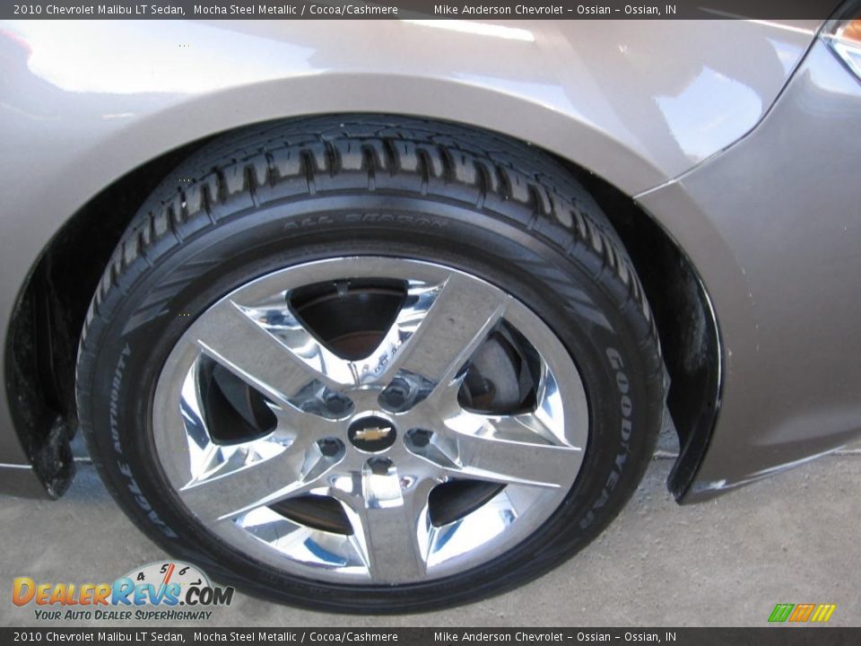 2010 Chevrolet Malibu LT Sedan Mocha Steel Metallic / Cocoa/Cashmere Photo #16