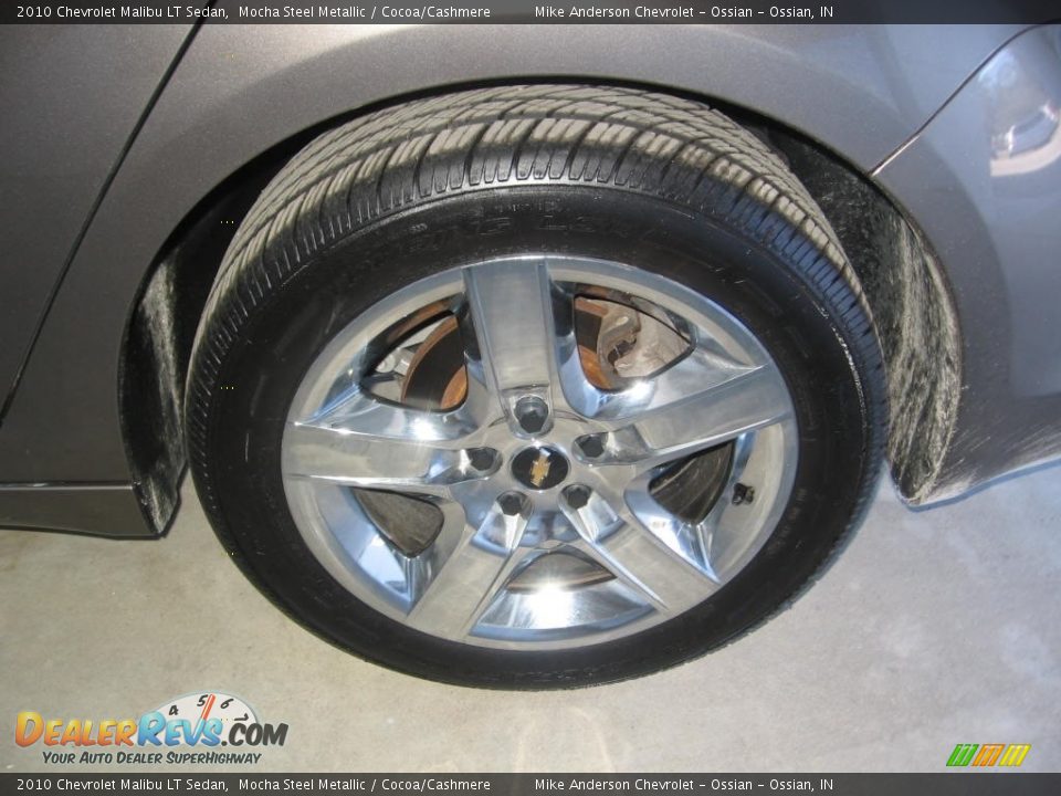 2010 Chevrolet Malibu LT Sedan Mocha Steel Metallic / Cocoa/Cashmere Photo #17