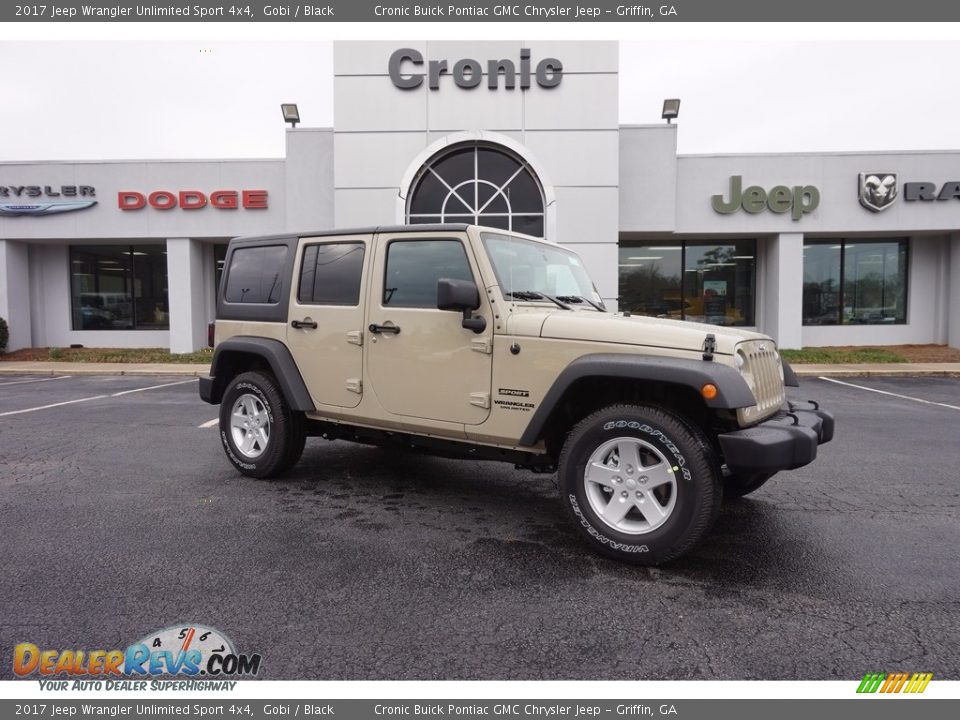 2017 Jeep Wrangler Unlimited Sport 4x4 Gobi / Black Photo #1