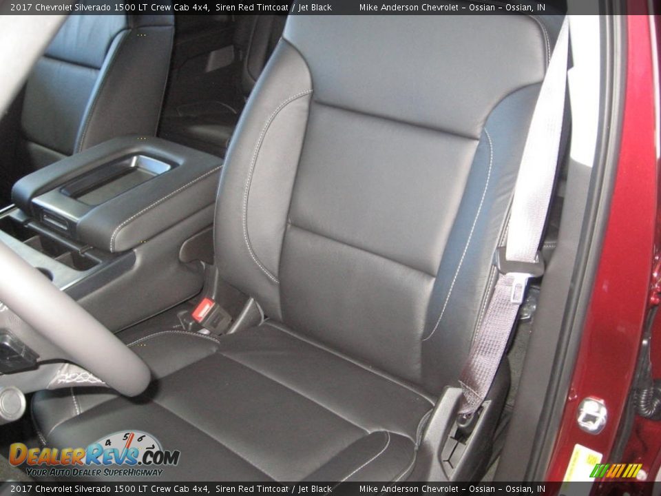 2017 Chevrolet Silverado 1500 LT Crew Cab 4x4 Siren Red Tintcoat / Jet Black Photo #7