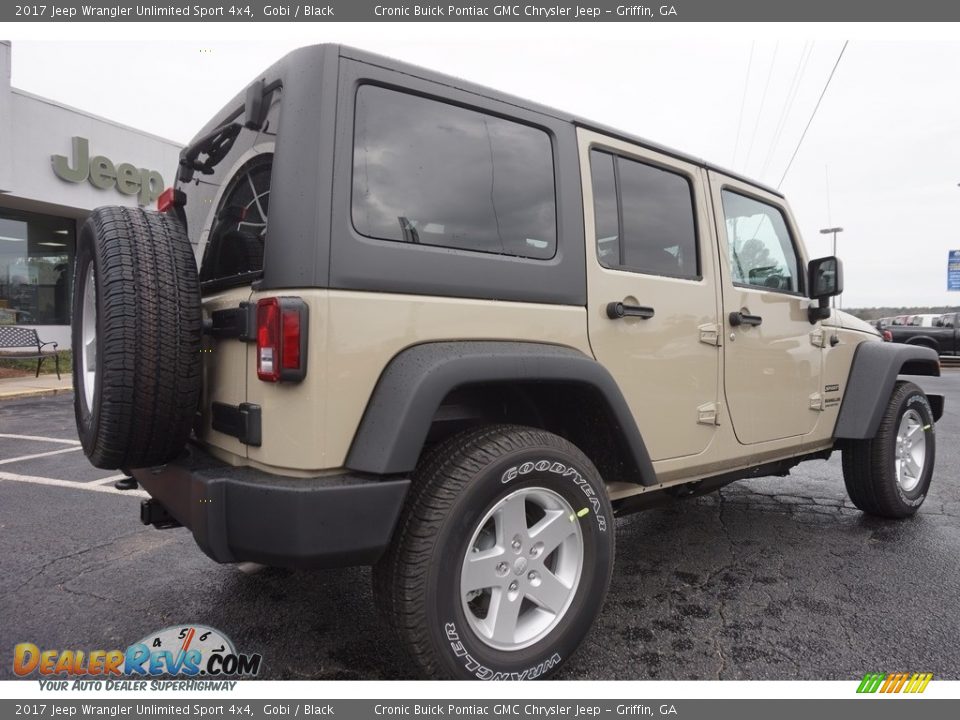 2017 Jeep Wrangler Unlimited Sport 4x4 Gobi / Black Photo #7