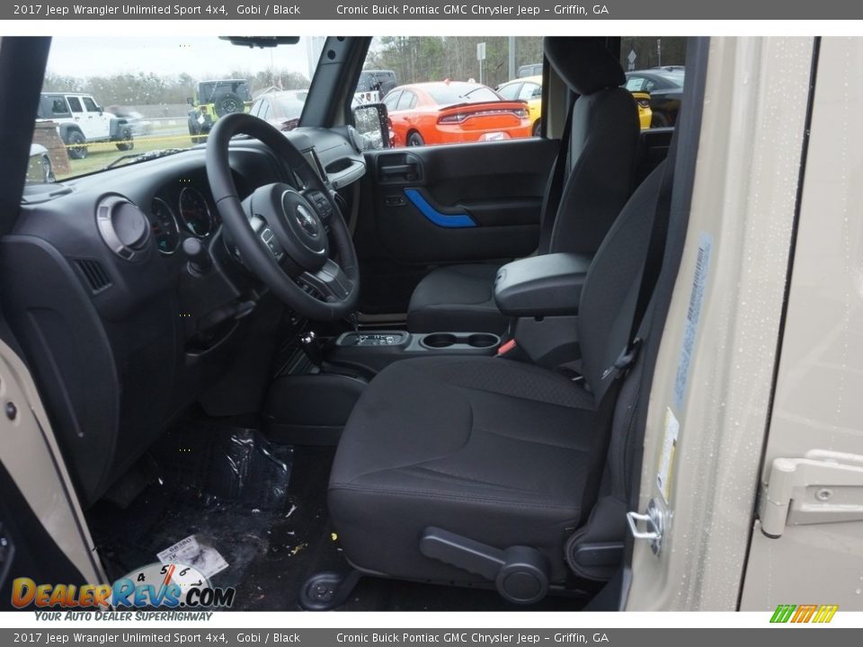 2017 Jeep Wrangler Unlimited Sport 4x4 Gobi / Black Photo #9