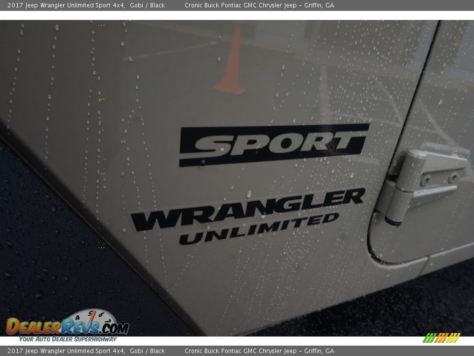 2017 Jeep Wrangler Unlimited Sport 4x4 Gobi / Black Photo #13