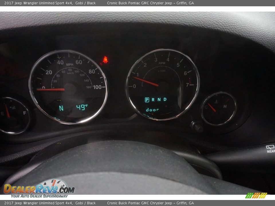 2017 Jeep Wrangler Unlimited Sport 4x4 Gobi / Black Photo #15