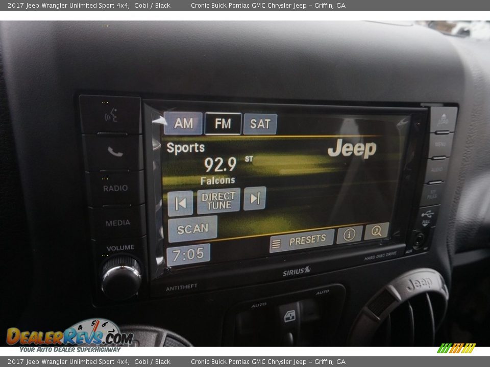 2017 Jeep Wrangler Unlimited Sport 4x4 Gobi / Black Photo #16