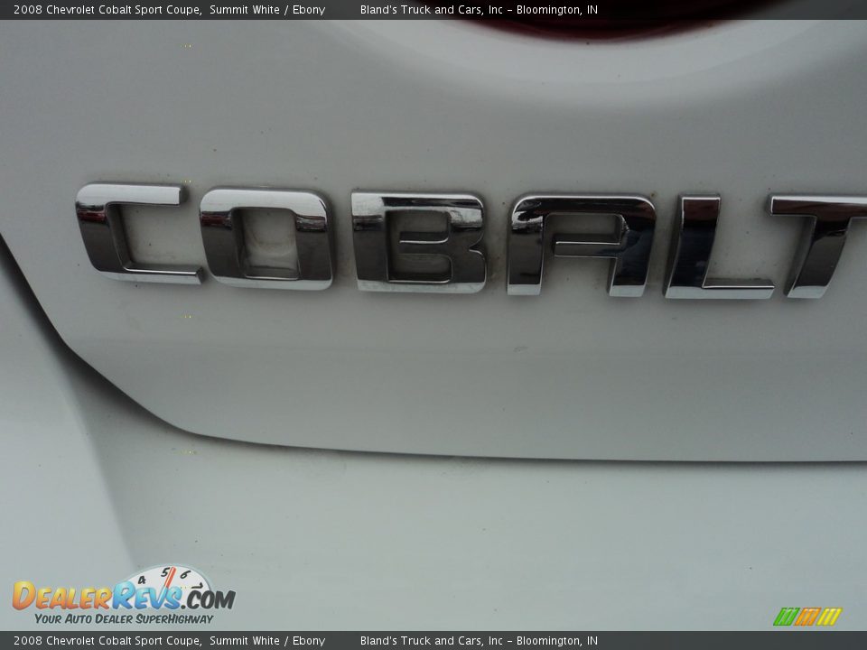 2008 Chevrolet Cobalt Sport Coupe Summit White / Ebony Photo #24