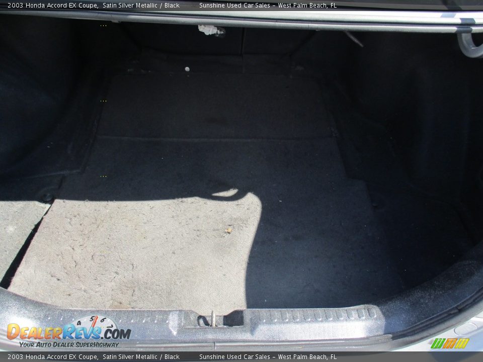 2003 Honda Accord EX Coupe Satin Silver Metallic / Black Photo #12