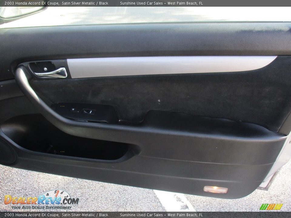 2003 Honda Accord EX Coupe Satin Silver Metallic / Black Photo #13