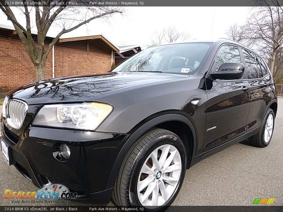 2014 BMW X3 xDrive28i Jet Black / Black Photo #1