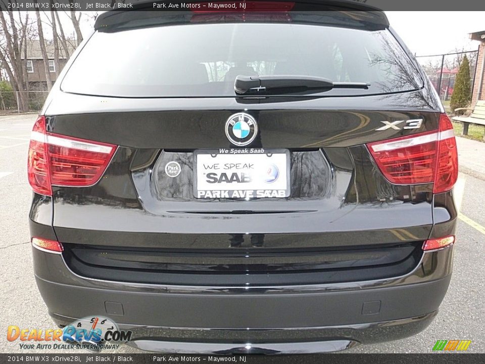 2014 BMW X3 xDrive28i Jet Black / Black Photo #4