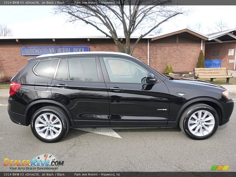 2014 BMW X3 xDrive28i Jet Black / Black Photo #6