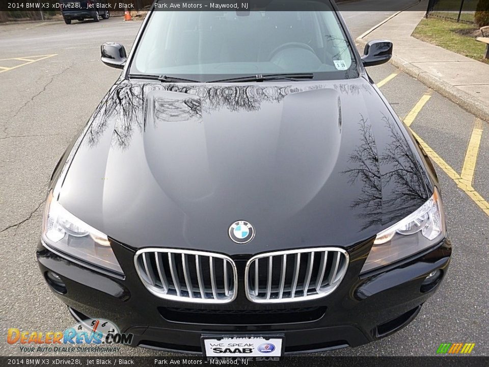 2014 BMW X3 xDrive28i Jet Black / Black Photo #8