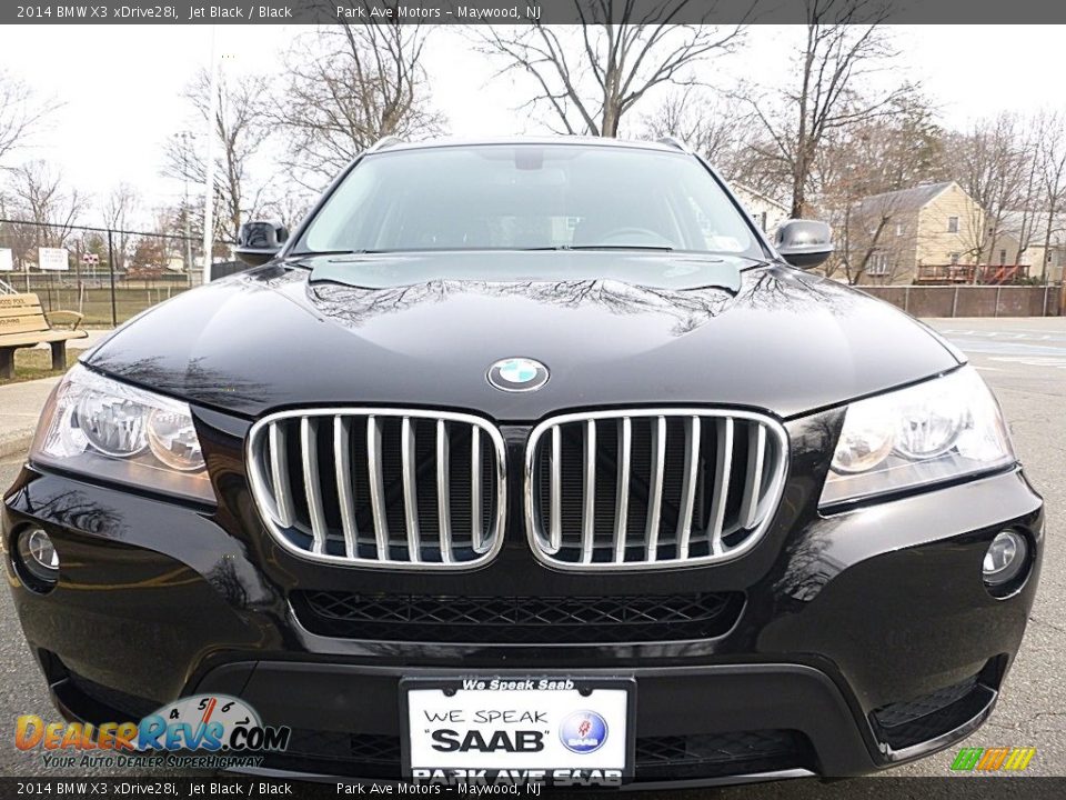 2014 BMW X3 xDrive28i Jet Black / Black Photo #9