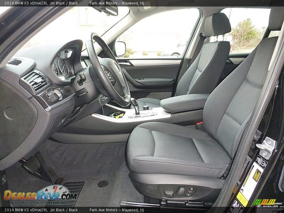 2014 BMW X3 xDrive28i Jet Black / Black Photo #13