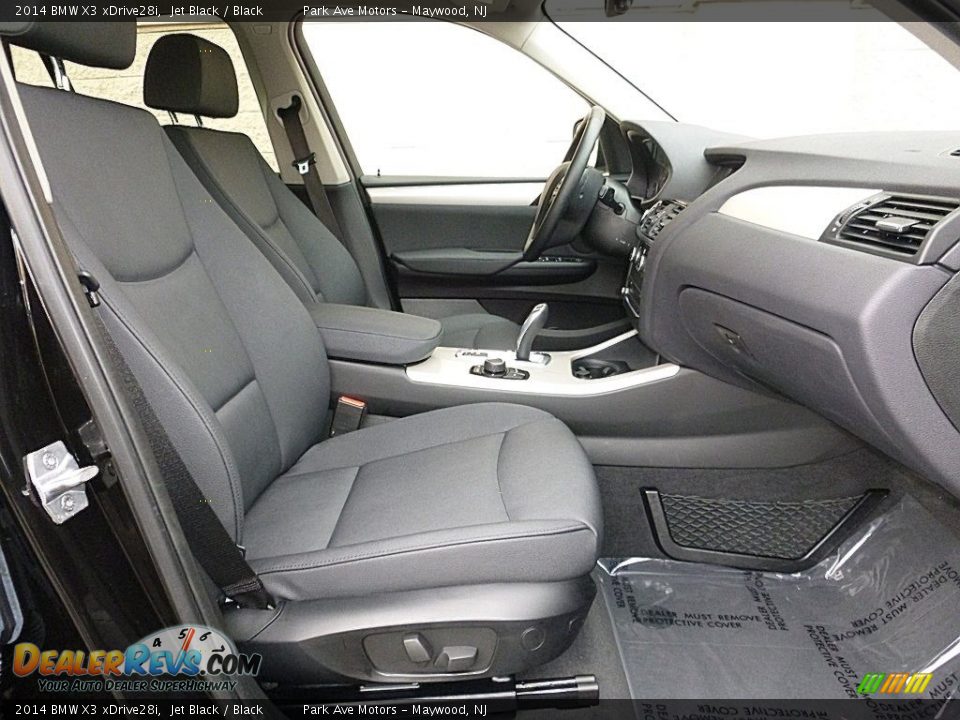 2014 BMW X3 xDrive28i Jet Black / Black Photo #21