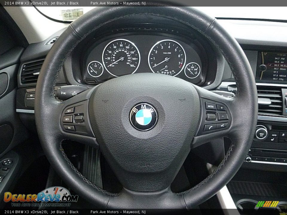 2014 BMW X3 xDrive28i Jet Black / Black Photo #30