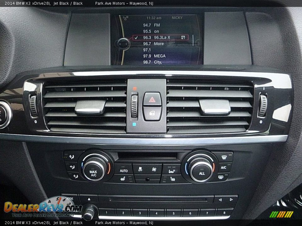 2014 BMW X3 xDrive28i Jet Black / Black Photo #32