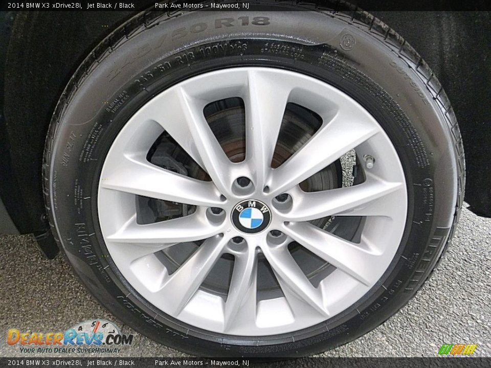 2014 BMW X3 xDrive28i Jet Black / Black Photo #35