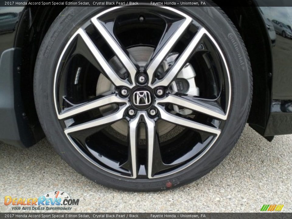 2017 Honda Accord Sport Special Edition Sedan Crystal Black Pearl / Black Photo #3