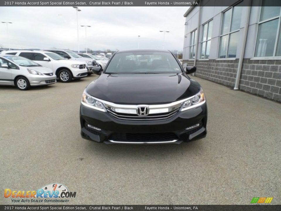 2017 Honda Accord Sport Special Edition Sedan Crystal Black Pearl / Black Photo #4