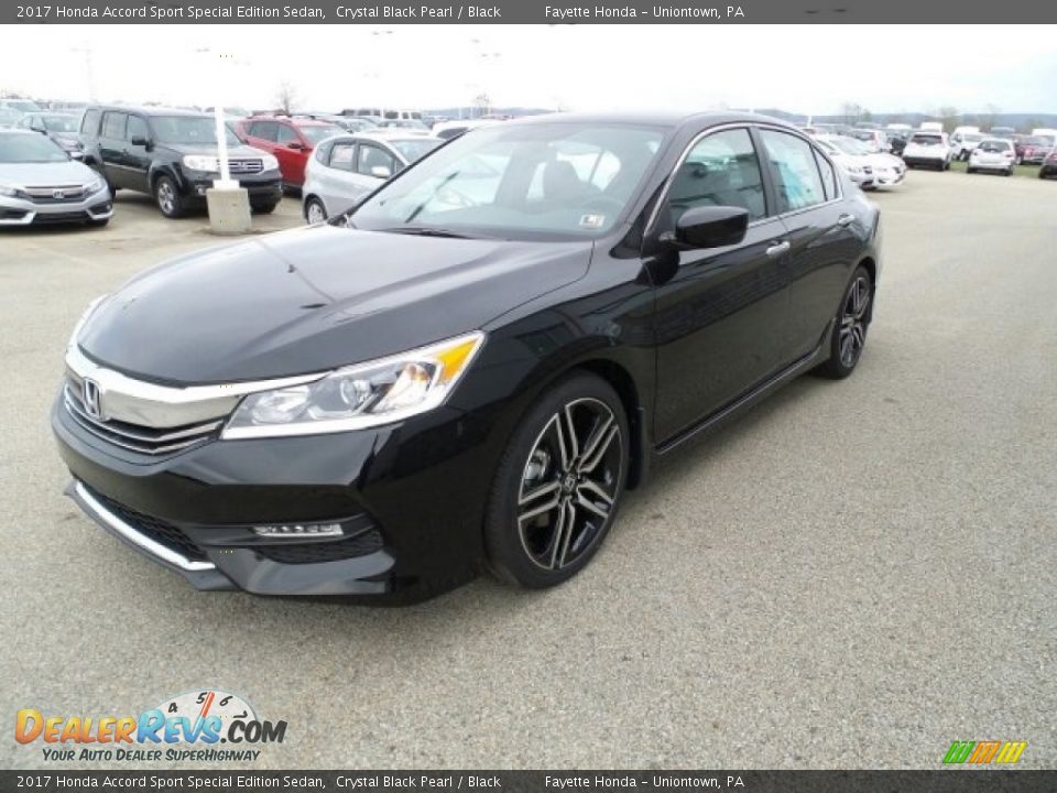 2017 Honda Accord Sport Special Edition Sedan Crystal Black Pearl / Black Photo #5