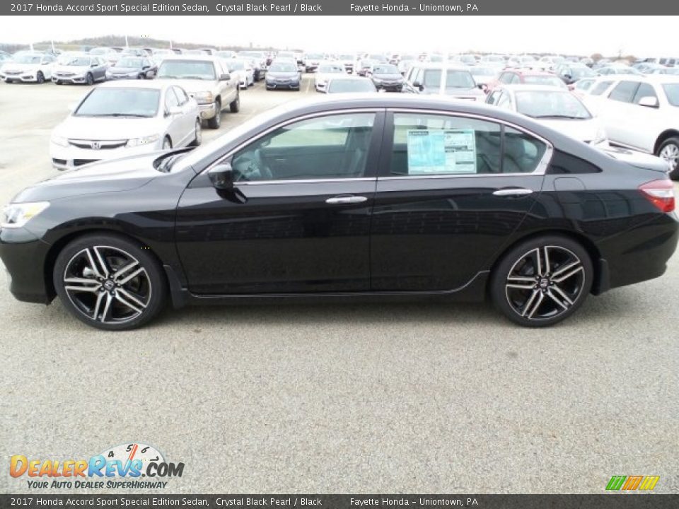 2017 Honda Accord Sport Special Edition Sedan Crystal Black Pearl / Black Photo #6
