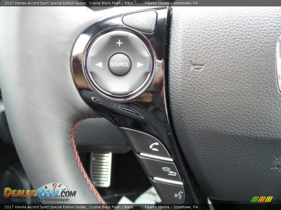 2017 Honda Accord Sport Special Edition Sedan Crystal Black Pearl / Black Photo #17