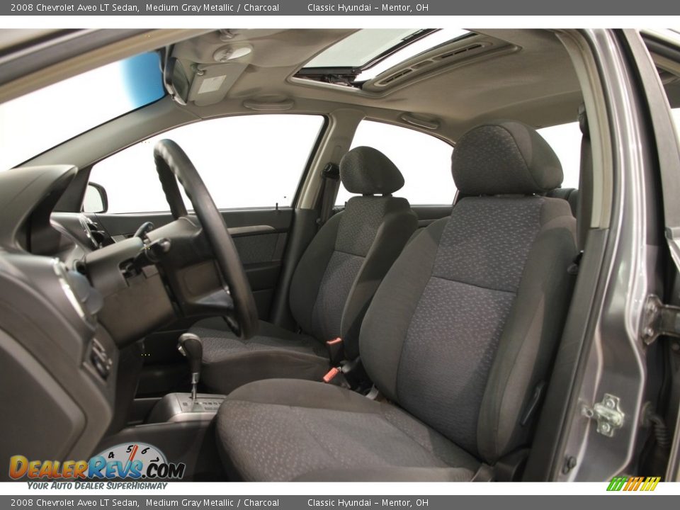 Charcoal Interior - 2008 Chevrolet Aveo LT Sedan Photo #5