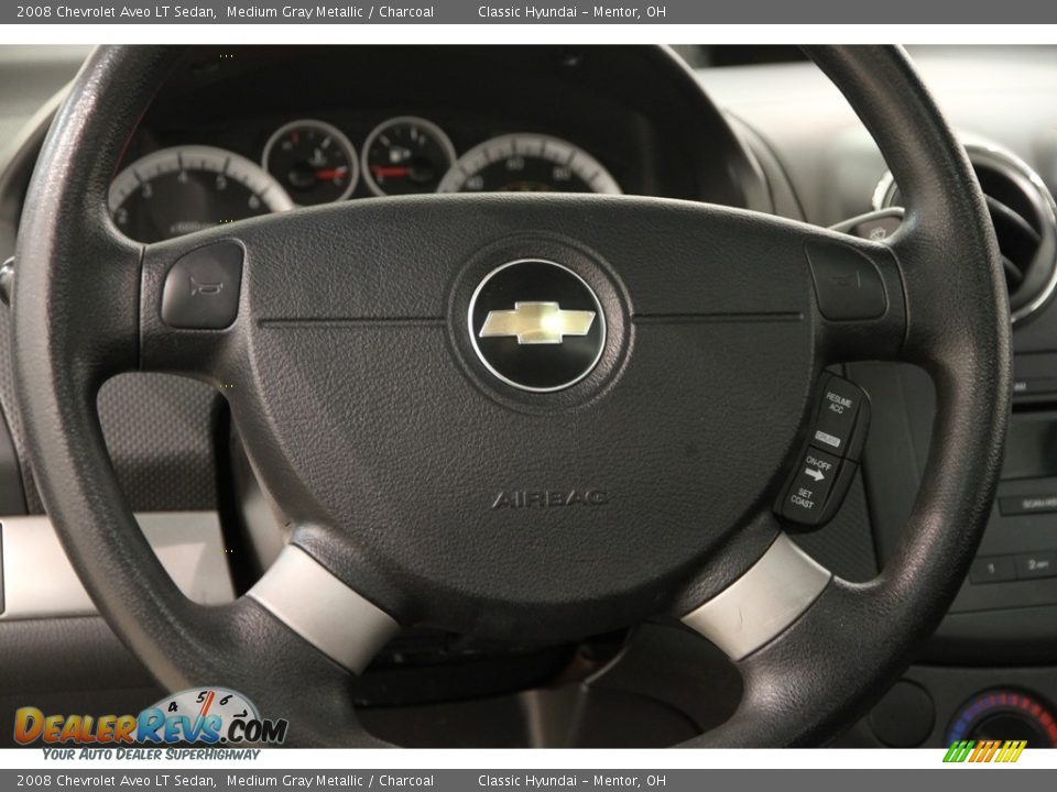 2008 Chevrolet Aveo LT Sedan Steering Wheel Photo #6